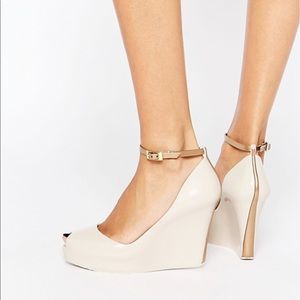 Melissa Patchuli Peep toe wedge